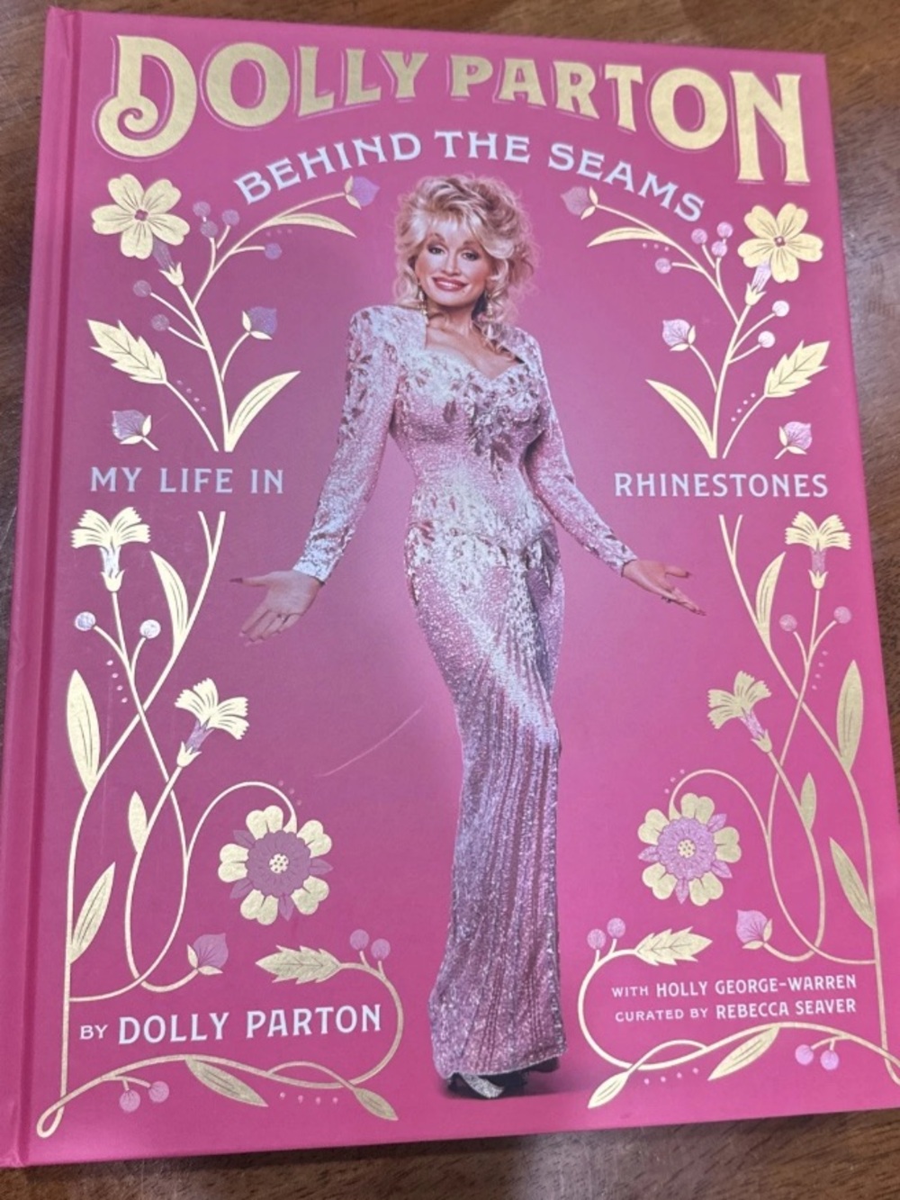 Dolly Parton Behind the Seams: My Life in Rhinestones Hardcover NWT